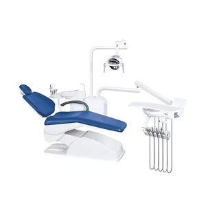 Hospital Clinic Dental Treatment LED Lamp Electric Dental Chair with Armrest