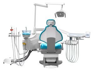 China Manufacturer Computer Controlled Dental Chair Unit with Rotary Cuspidor