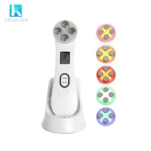 Beauty Personal Care Health Medical 5 in 1 EMS RF LED Mesotherapy Portable Facial Wrinkle Remover Ultrasonic Beauty Device