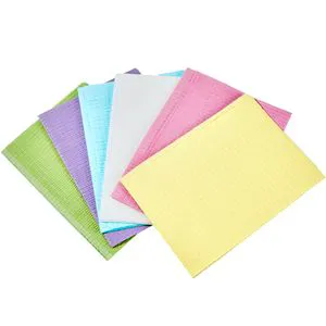 Premium Disposable Waterproof Dental Bibs for Adults - 3 Ply