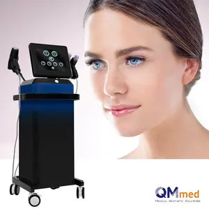 2025 Hot Selling Vertical Gold Skin Rejuvenation Fractional-Micro RF Microneedling Scars Removal 2 in 1 Facial Machine