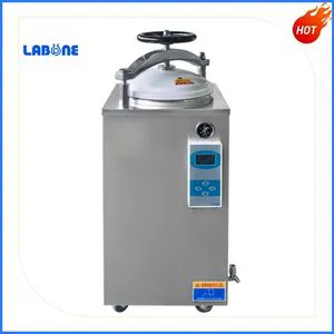 Ls-100HD LCD Display Working Status Self-Inflating Type Seal Vertical Pressure Steam Sterilizer