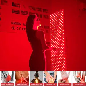 3000W 600LEDs Direct Sale LED Red Light Panel LED Folding Panel LED Infrared Red Light Therapy Skin Care Redlight Therapist Panel Factory Supply