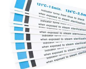 Autoclave Indicator Card for Hospital/Medical Instruments/Sterile Packaging