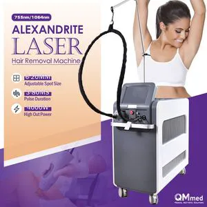 Qm The Best Revolutionary 2025 755nm 1064nm Long Pulsed ND YAG Tattoo Removal Device