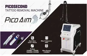 Multifunctional Skin Rejuvenation Pico ND YAG Picosecond Laser Tattoo Pigment Removal Bleach Hair Beauty Salon Machine Laser