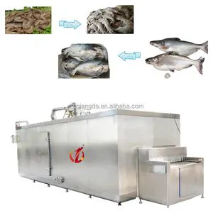 French Fries Quick Freezer Chicken Tunnel Quick Freezer