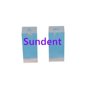 Popular Transparent Resin Endo Training Block 3 Root Canals Model for Teaching Use