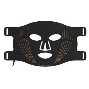 2025 Hot Selling Rechargeable 850nm Far Infrared Red Light Therapy Anti Age LED Mask Light Therapy Black Color Facial Mask