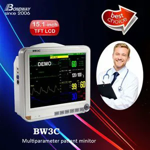 Portable Medical Multi-Parameter ICU Patient Monitor, Ambulance Bedside Patient Monitoring System,