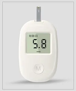 Medical Equipment Blood Glucose Meter and Test Strips Kit Level Machine Measurement Device Blood Glucose Meter LCD Display