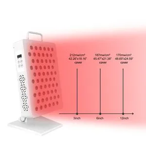 CE Certified Men's Fitness Gift 300W 60PCS LED Infrared Red Light Therapy Panel Device Machine 7wavelengths 190MW/Cm Standing