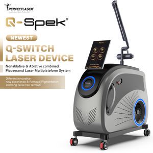 CE FDA Medical Q-Switch Laser Tattoo Removal and Hair Removal 15.6-Inch Intelligent Touch Screen Equipment