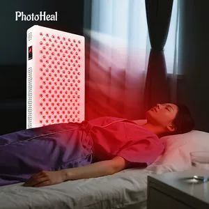 Compact Red Light Therapy Panel for Skin Renewal and Height Adjustment