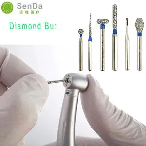Dental Fg Shank Fo Series Diamond Bur for High Speed Handpiece