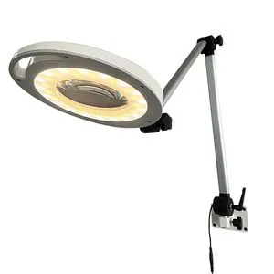 Magnifying Glass Lamp 5X & 10X Magnifier Light with Wall Bracket 36 LEDs