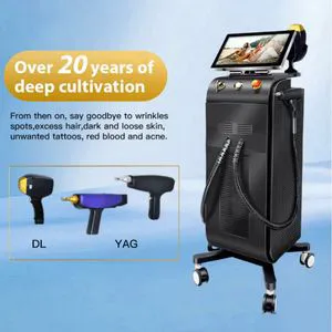 Beauty Salon Premium Hair Removal and Tattoo Eliminating Instrument 2 in 1 Superior for a Gorgeous You with Q-Swiched ND