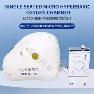High Quality Household Portable Sitting Type Single Person Capacity Microbaric Oxygen Chamber