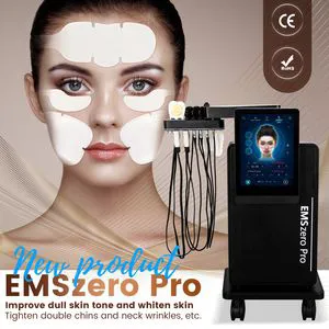 EMS Electromagnetic RF Face Neck Lifting Massager Electrical Stimulation Skin Tightening Wrinkle Removal Jawline Sculpting