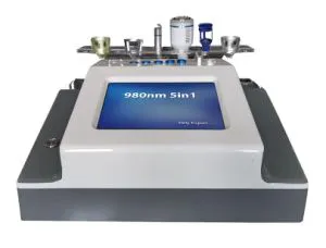 Powerful 30W 5 in 1 980nm Vascular Removal Spider Vein Removal Diode Laser Physiotherapy Machine