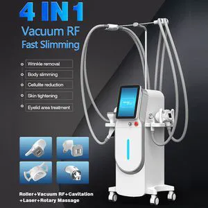 Weight Loss Vacuum Roller Shaping Infrared Laser RF Skin Brightening Machine