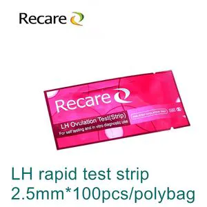 Recare Ovulation Rapid Test Strip Female Home Use OEM Package High Quality Ovulation Test Strip