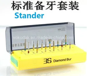 Dental Diamond Bur Combination Packages with Disinfection Box