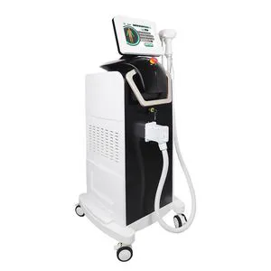 Ice Laser 808nm Permanent Diode Laser White Stationary 1 Year Free Spare Parts Video Technical Support Hair Removal Machine