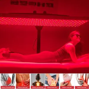 3000W 600LEDs Low Price Red Light Whole Body Therapy Panel with Stand Red LED Panel with Stand LED Red Light Infrared Panel