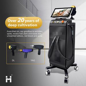 2024 Huamei New Diode Laser 2 in 1 Painless Hair Removal Laser Hair Removal Machine Diode Laser Hair Removal