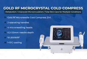 Ofan Newest Double Handle Fractional RF Microneedle for Body Face Crystallite Depth Microneedling Acne Removal Morpheus Machine