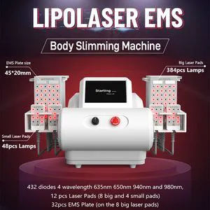 Body Contouring Lipo Laser Slimming Lipolaser Machine EMS Electric Muscle Stimulator