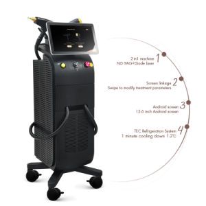 Factory Price Salon Used Laser ND YAG Permanent Equipment 808nm Diode Hair Tattoo Removal Beauty Machine