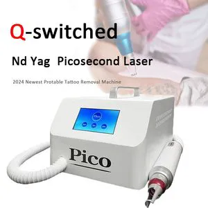 2024 Newest portable Picosecond Q-Switched ND YAG Laser Tattoo Removal Machine