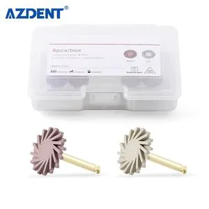 Hot Selling Silicone and Diamond Dental Polishing Burs Dental Composite Polishing Wheel