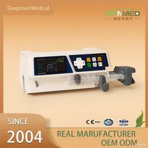 Medical Manufacturer Equipment Hospital Syringe Pump Portable for Neonates Vet Medical OEM Medical Feeding Injection Pole Clamp Portable