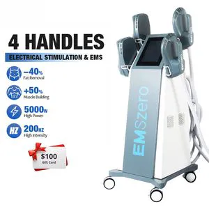 Muscle Building Machine 12 Tesla Hiemt Electricity Weight Loss Fat Reduction Device 2 Years Warranty Fast Delivery