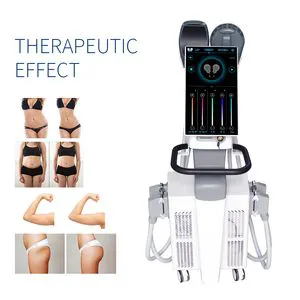 Professional Certificated EMS Sculpting Machine 4 Handle 7 Tesla Sculpt EMS Sculpting Body Slimming Device with RF