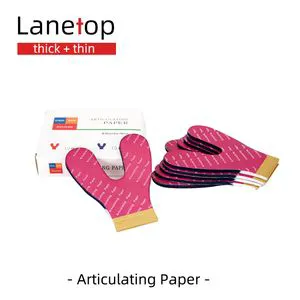 Dental Thick Thin Blue Red Horseshoe Shape Articulating Paper