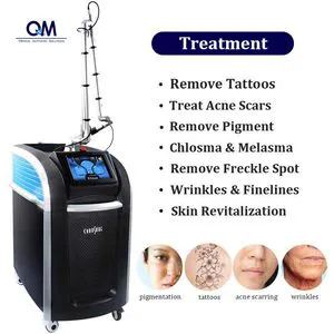 2025 Newest Q Switched Picosecond Tattoo Removal Machine Price Portable ND YAG Laser 532 755 1064 1320nm Pico Laser Machine