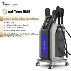5 Handle EMS Neo Body Slimming Machine 16 Tesla 135Hz EMT EMS Dual Cooling Equipment