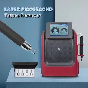 Portable Q Switch ND YAG Laser Machine 532nm 1064nm 755nm Pigment Removal Face Lift Pico Laser Tattoo Removal Picosecond Metal