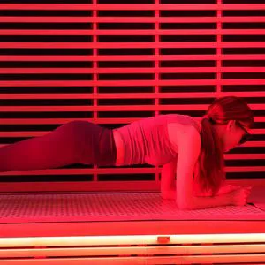 Rlab Phototherapy Modern Design Red Light Therapy Indoor Wooden Infrared Sauna Rooms Indoor for 2-4 Persons