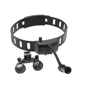 2.5X Dental Loupe Binocular Magnifier Surgery Surgical Operation with Spotlight Head Light