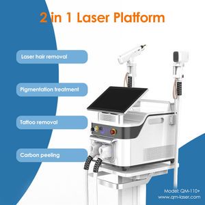 2 in 1 Multifunction Laser Remover Machine 2 in 1 Multifunctional ND YAG Picosecond Pico Tattoo Removal Laser Diode Laser