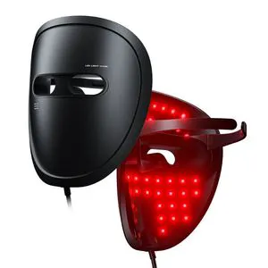 Wrinkle Removal LED Facial Mask 2025 Latest 4D Design Infrared LED Therapy Facial Mask with Wireless Controller OEM Service 510K