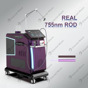 ND YAG 755nm + 1064nm Alexandrite Laser Hair Removal Beauty Machine Nitrogen Cooling CE Approved for Beauty Salon Clinic and SPA
