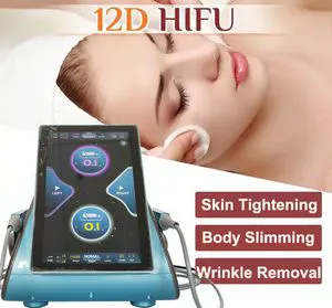 2in1 12D Hifu High Intensity Focused Ultrasound Skin Rejuvenation Anti-Wrinkle Anti-Aging Machine