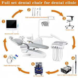 Dental Supply Dental Unit Chair with LED Light