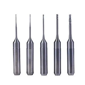 Xangtech Zirkonzahn M1 D6 0.5/0.6/1.0/1.5 Flat/2.0mm PMMA Milling Cutter Fresa